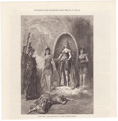 Scene from 'Babil and Bijou,' at the Covent Garden Theatre